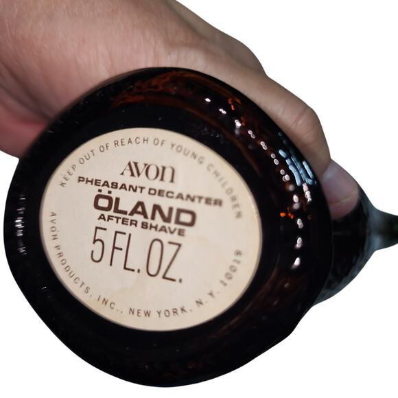 VINTAGE AVON EUC 1970 PHEASANT AFTER SHAVE DECANTER WITH ORIGINAL SCENT - Picture 3 of 4